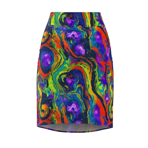 Infinite Color on a Pencil Skirt