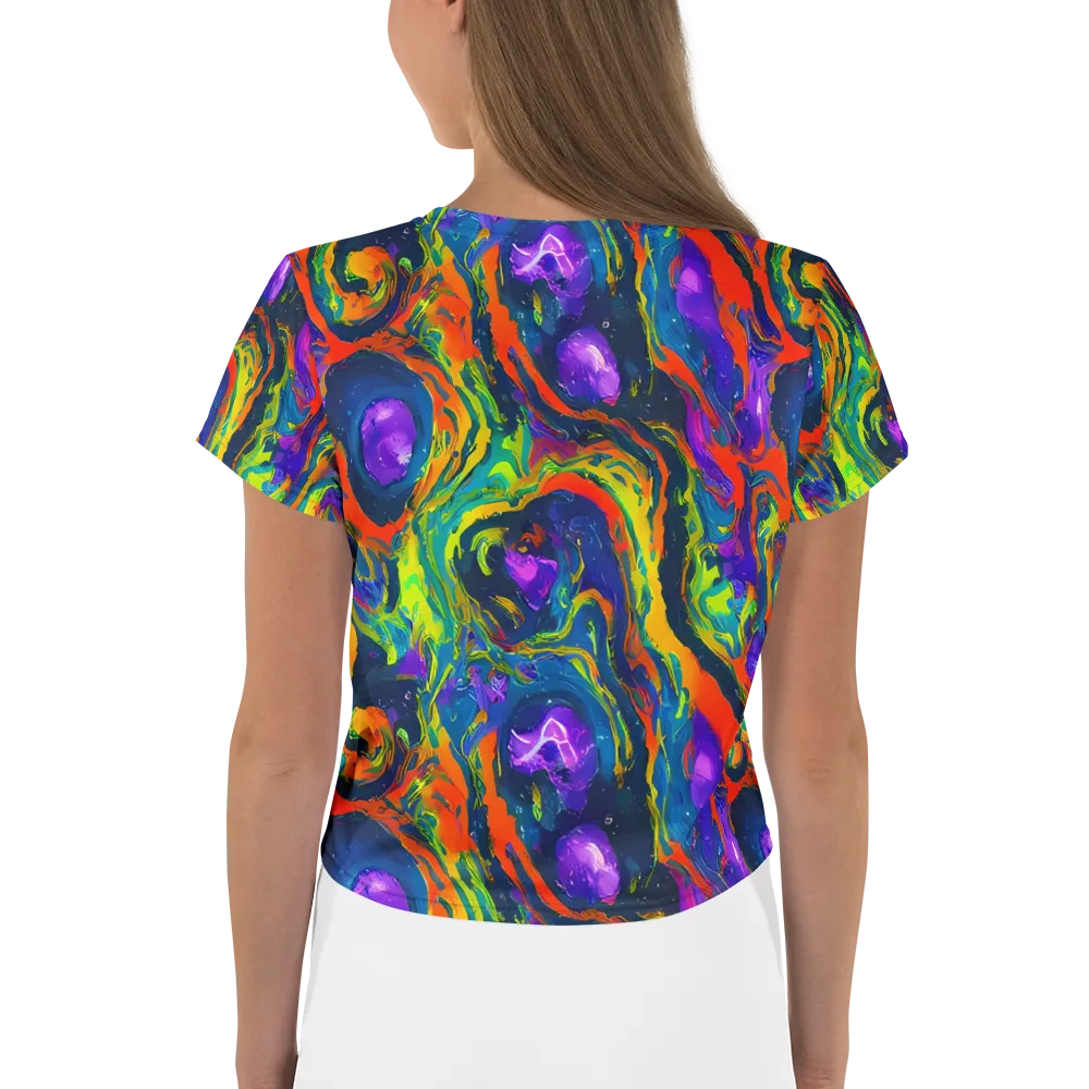 Infinite Color on Crop Tee — Back