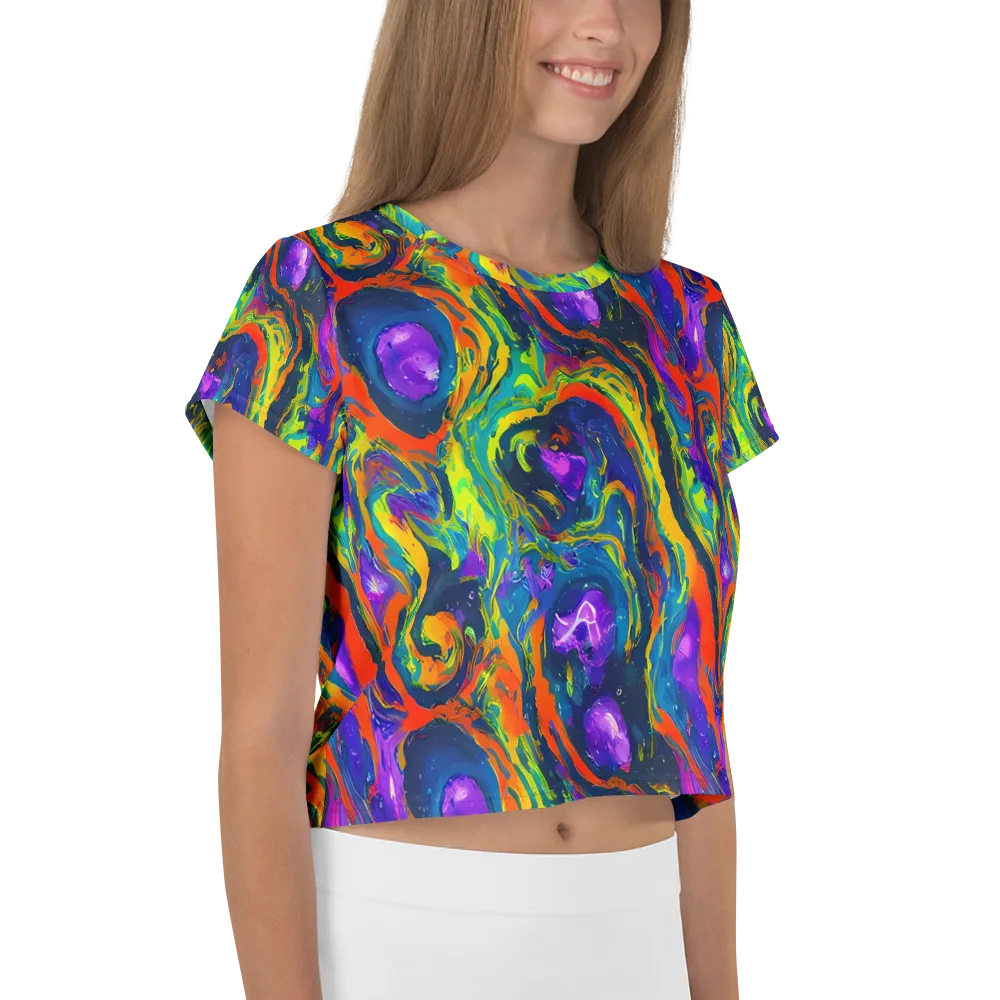 Infinite Color on Crop Tee — Right