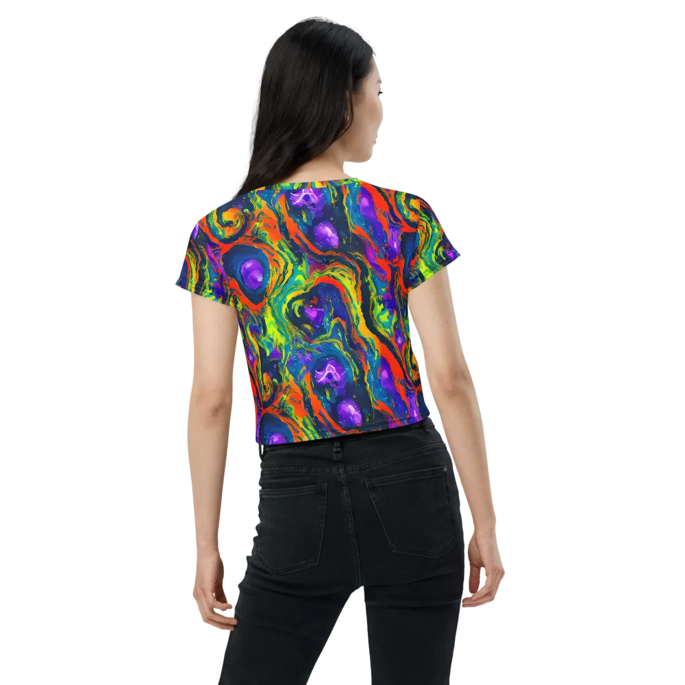 Infinite Color on Crop Tee — Back