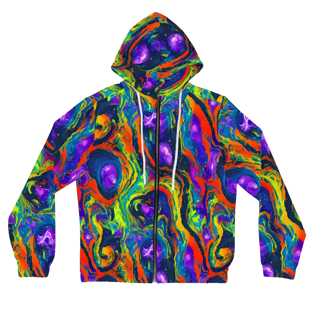 Infinite Color on Women's Full-Zip Hoodie — Front