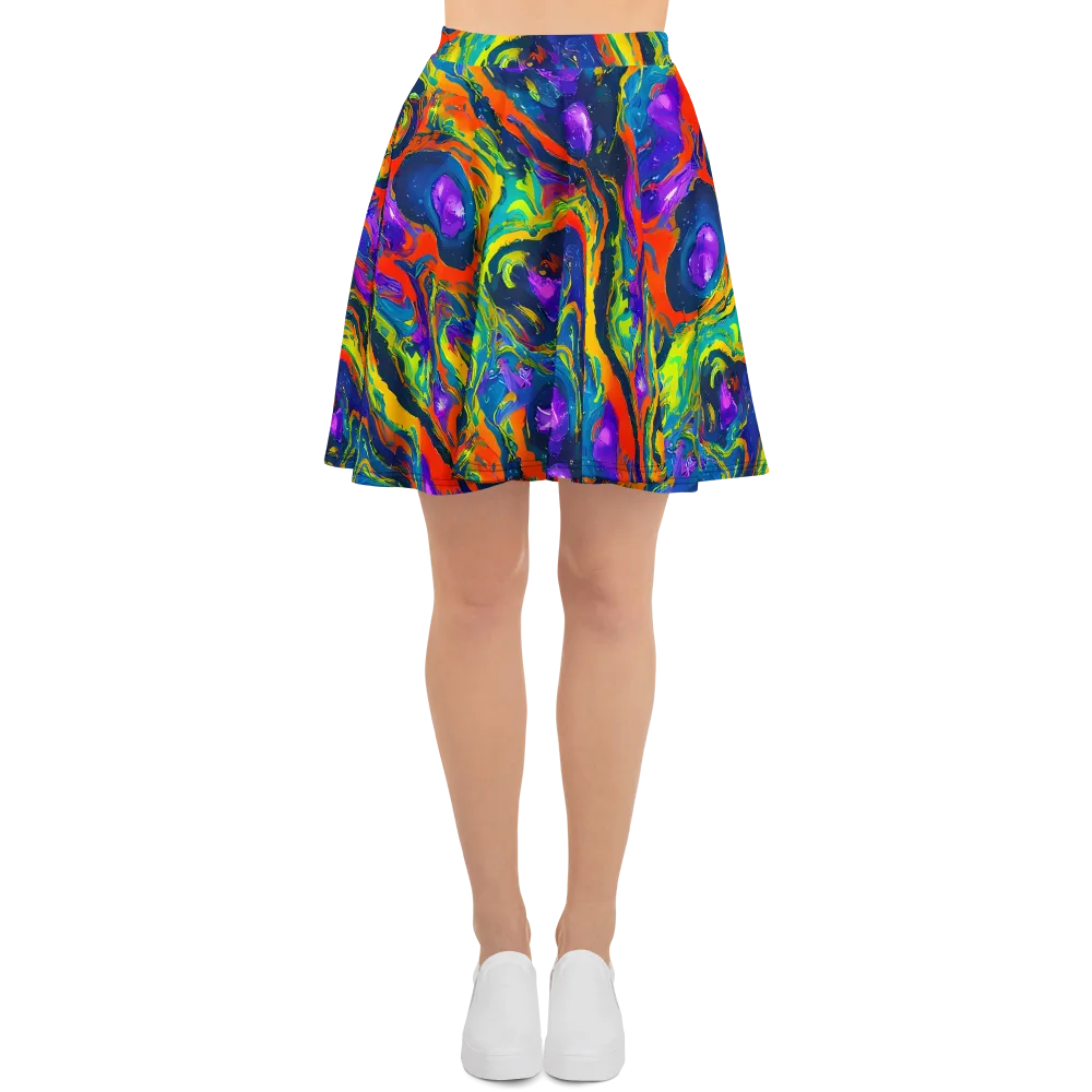 Infinite Color on Skater Skirt — Front