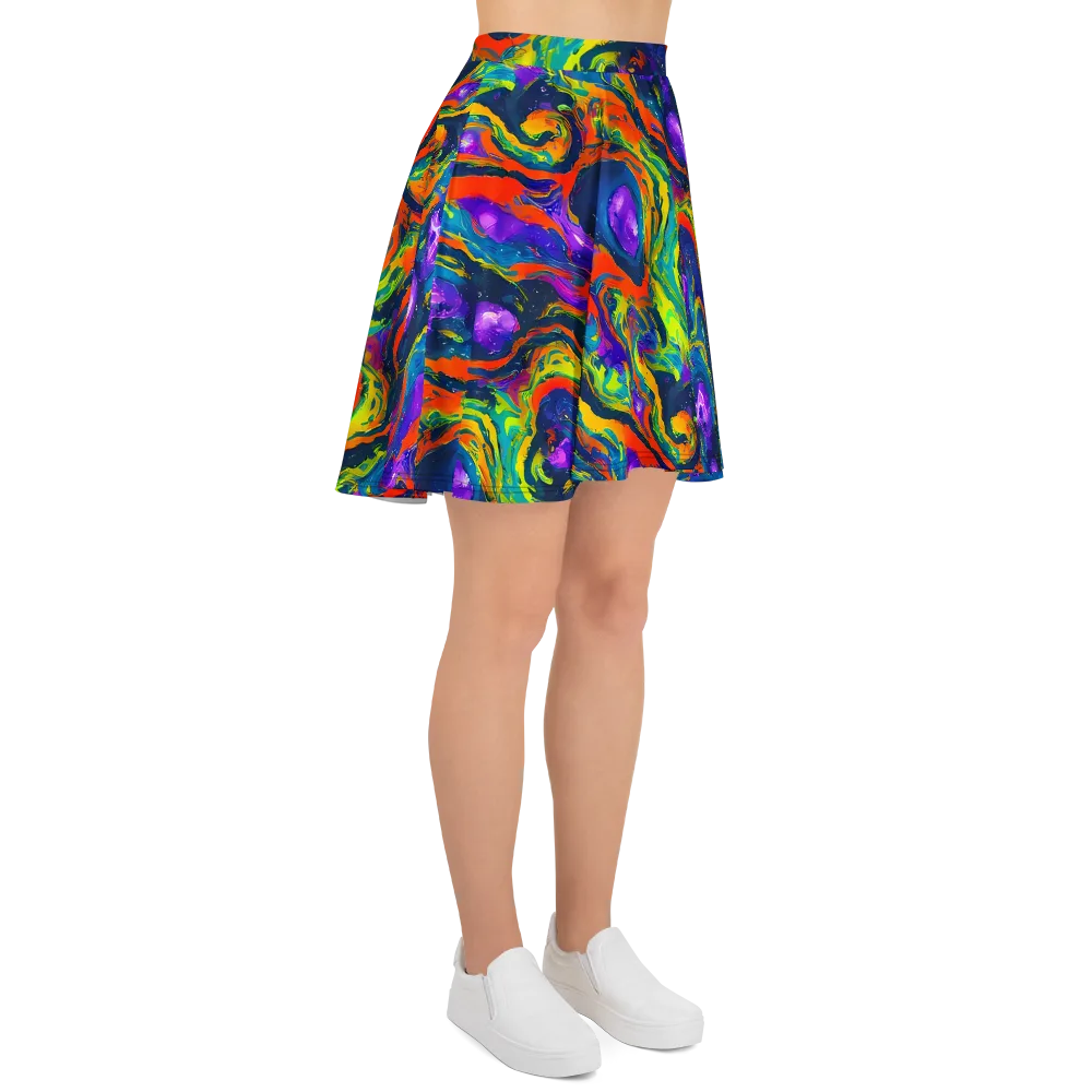Infinite Color on Skater Skirt — Right