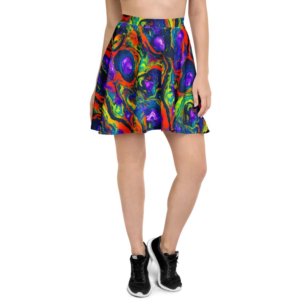 Infinite Color on Skater Skirt — Front