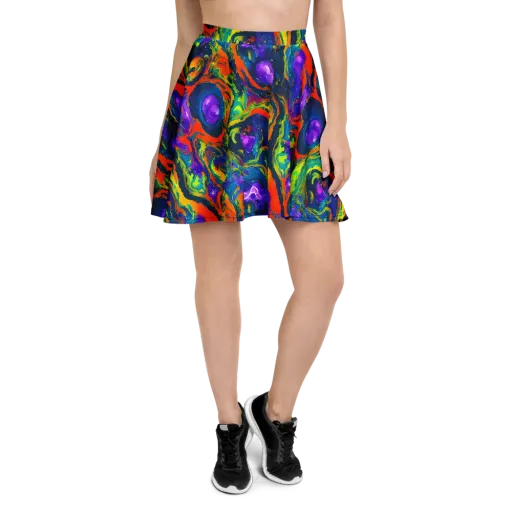 Infinite Color on a Skater Skirt