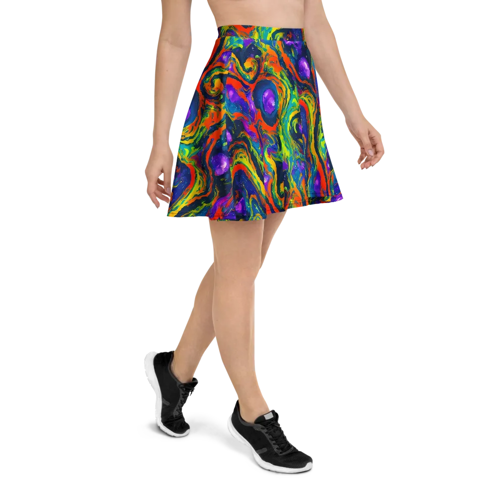 Infinite Color on Skater Skirt — Right