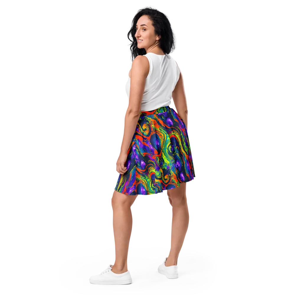 Infinite Color on Skater Skirt — Back