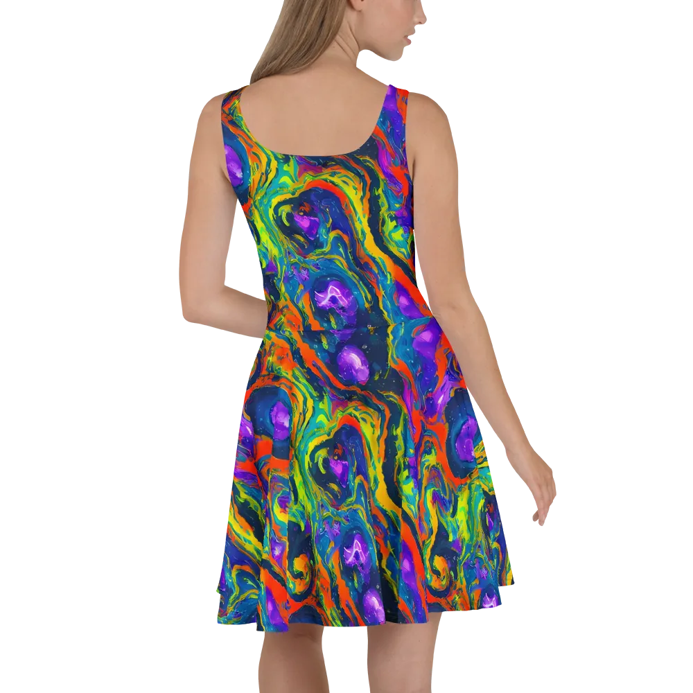 Infinite Color on Skater Dress — Back