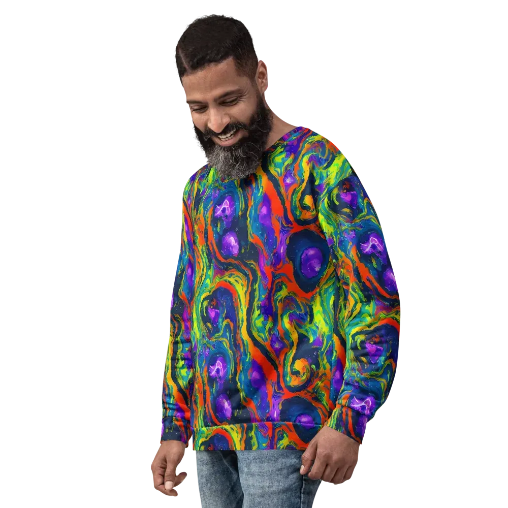 Infinite Color on Sweatshirt — Left Front