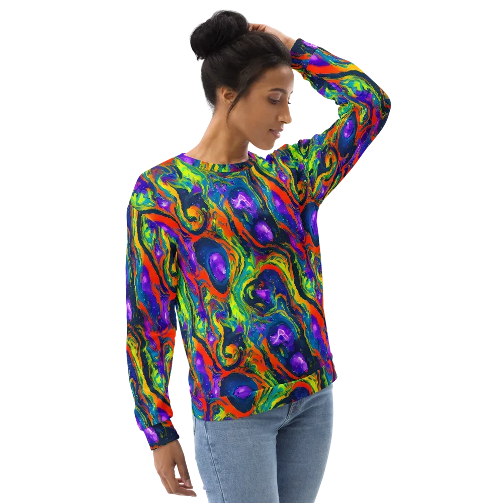 Infinite Color on Sweatshirt — Right Front