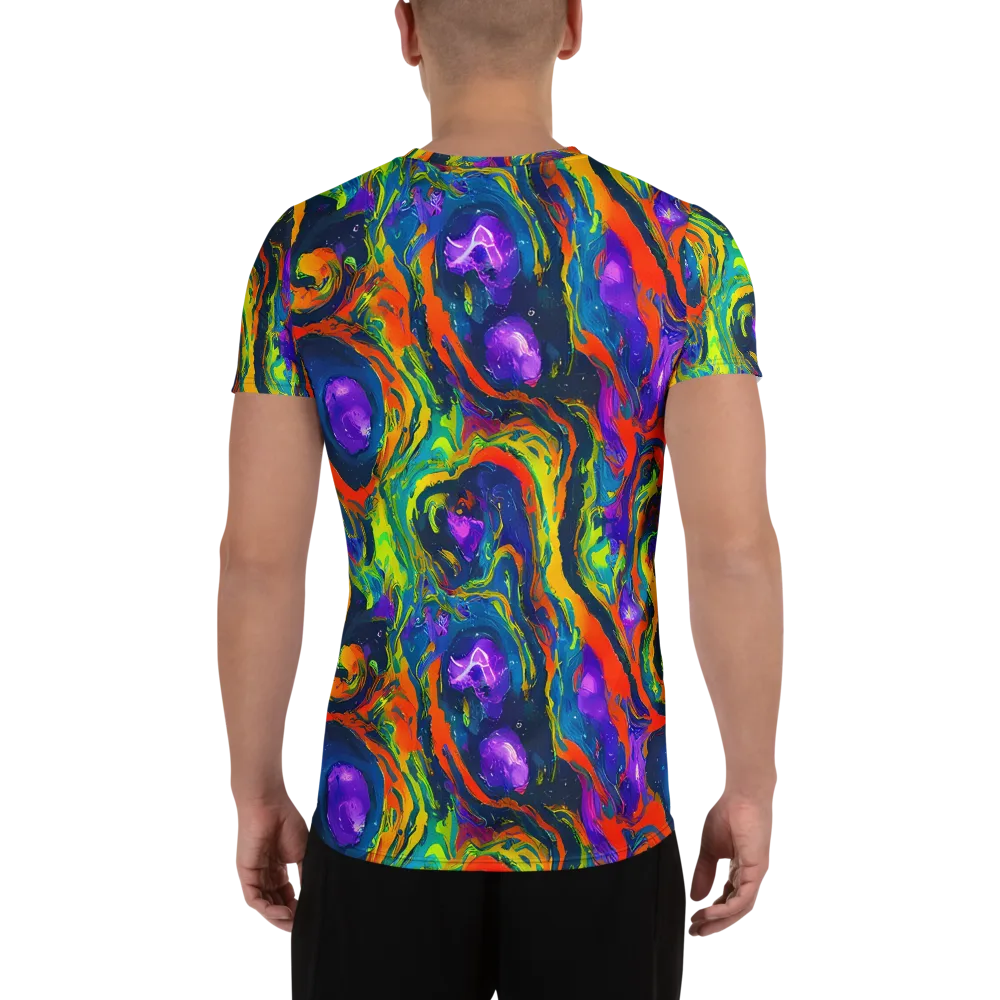 Infinite Color on Men's Athletic T-Shirt — Back