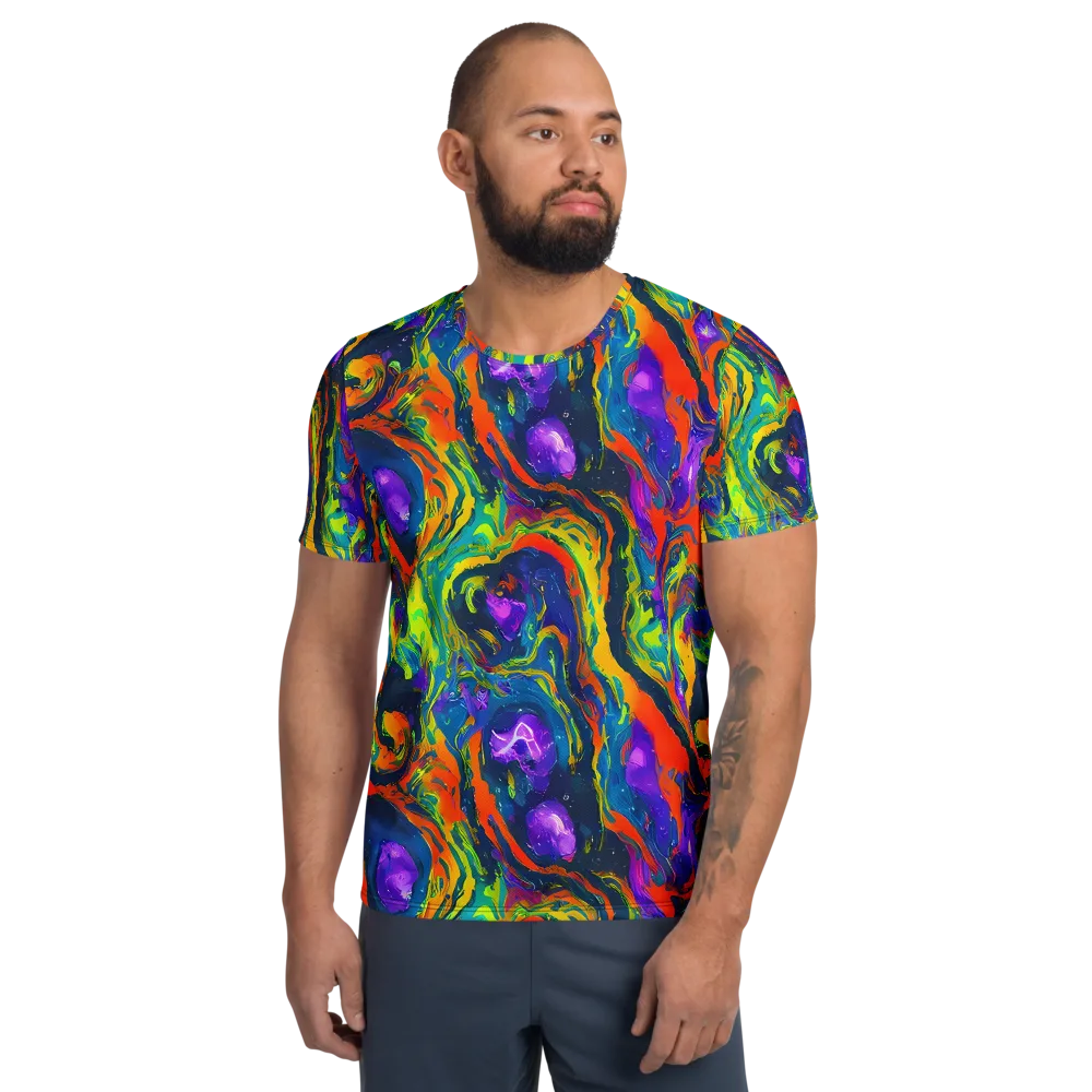 Infinite Color on Men's Athletic T-Shirt — Front
