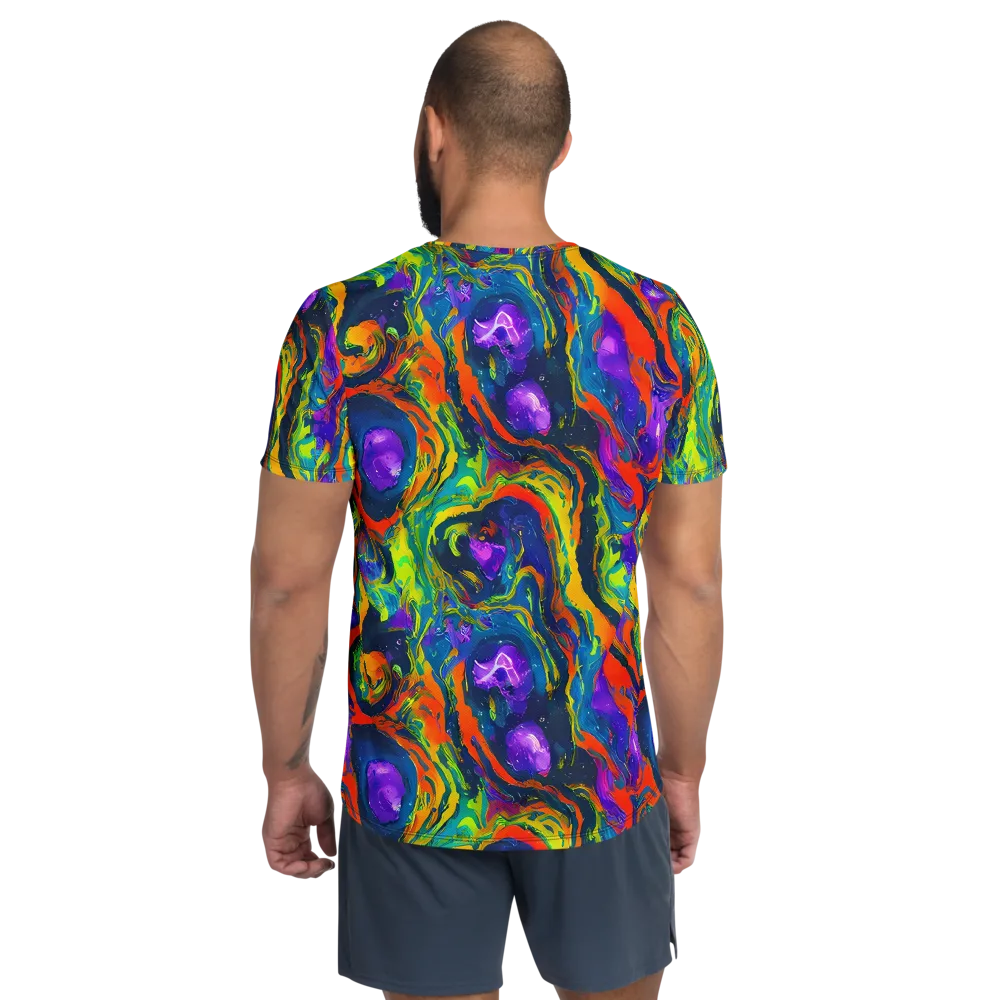 Infinite Color on Men's Athletic T-Shirt — Back
