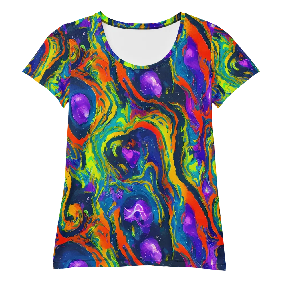 Infinite Color on Women's Athletic T-Shirt — Front