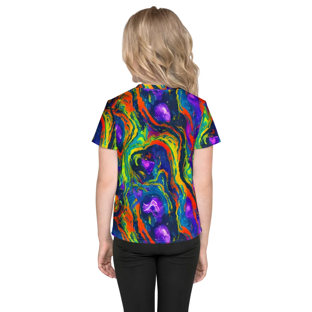 Infinite Color on Kids Crew Neck T-Shirt — Back