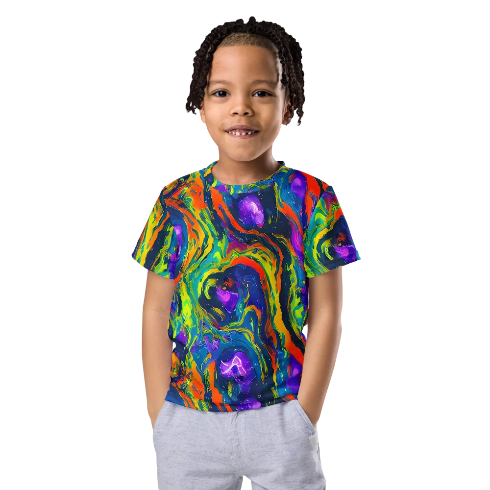 Infinite Color on Kids Crew Neck T-Shirt — Front