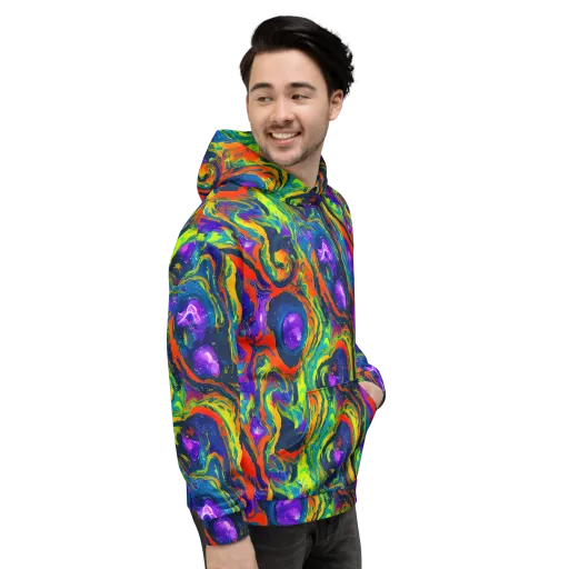 Infinite Color on a Hoodie