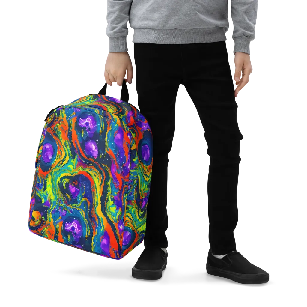 Infinite Color on Minimalist Backpack — Zoomed-in