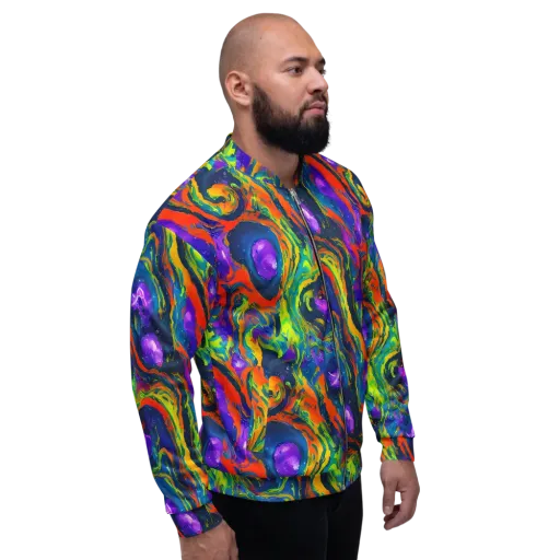 Infinite Color on a Bomber Jacket