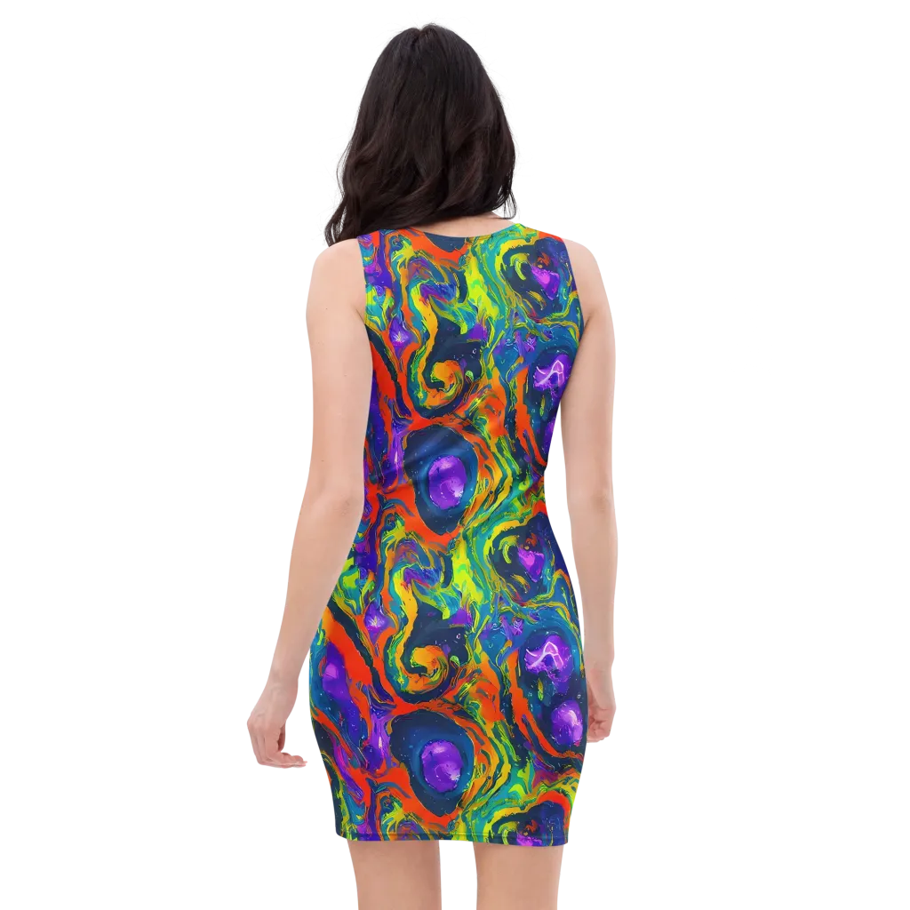 Infinite Color on Bodycon Dress — Back