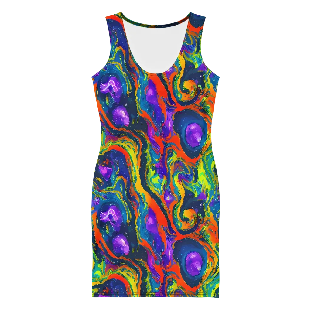 Infinite Color on Bodycon Dress — Front