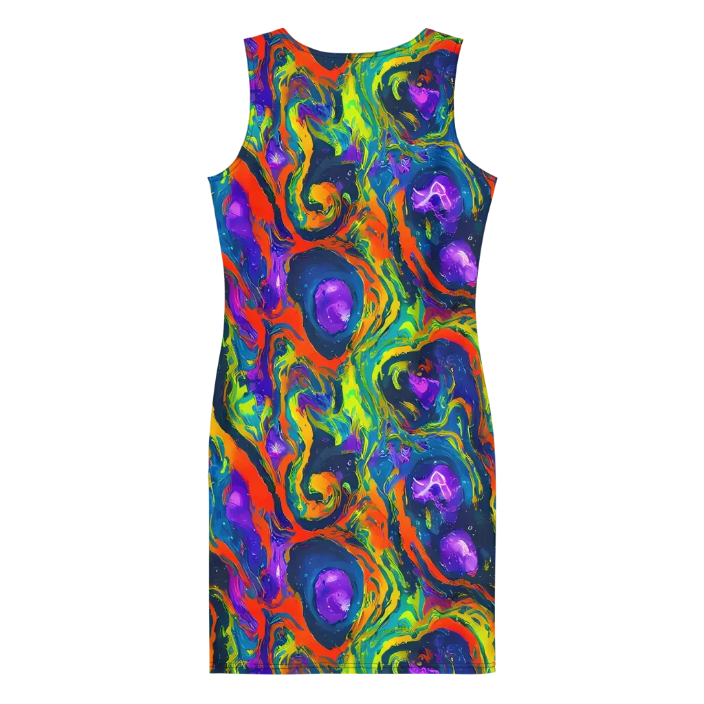 Infinite Color on Bodycon Dress — Back