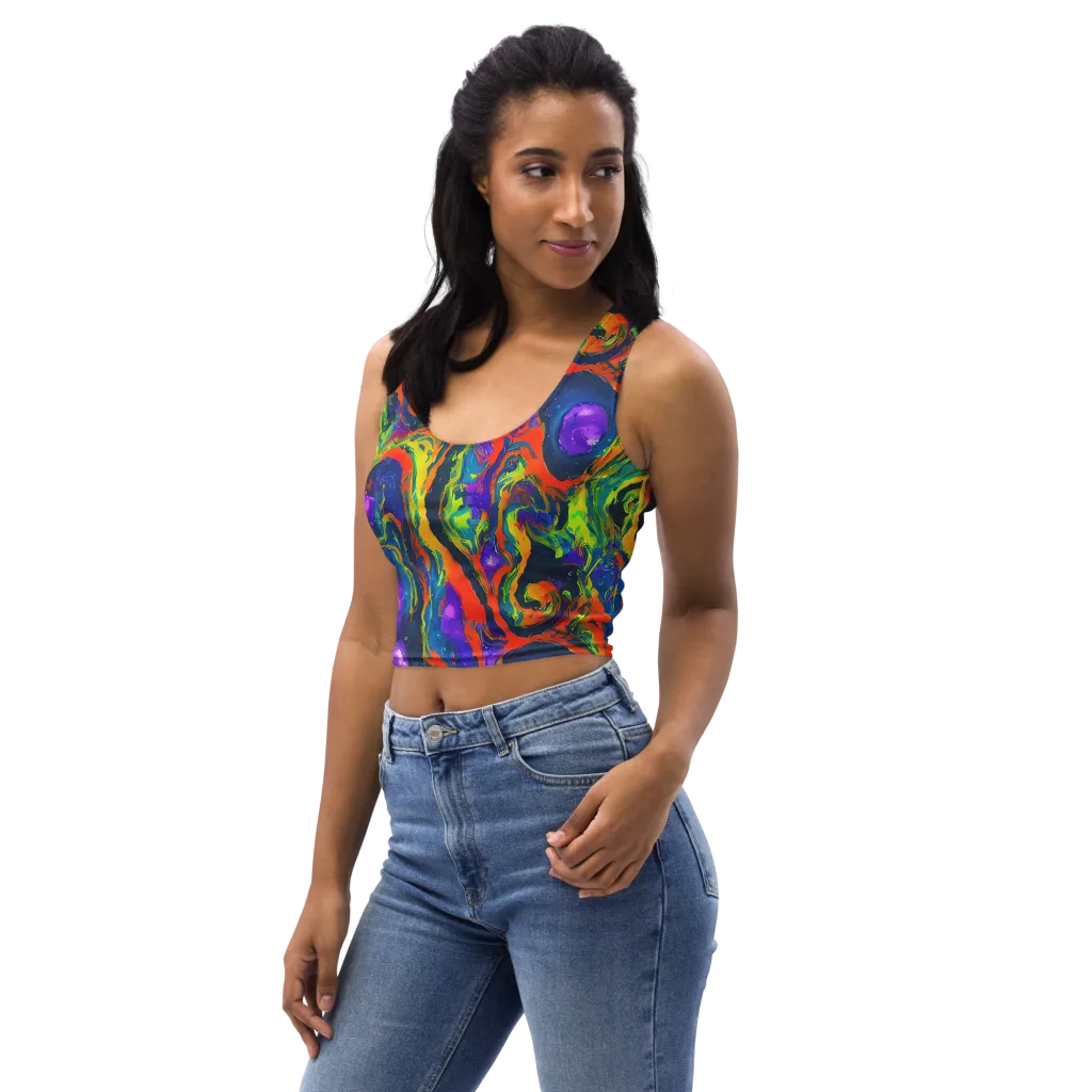 Infinite Color on Crop Top — Left Front