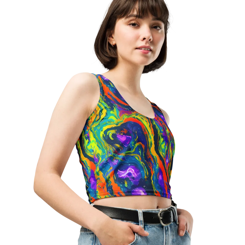 Infinite Color on Crop Top — Right Front