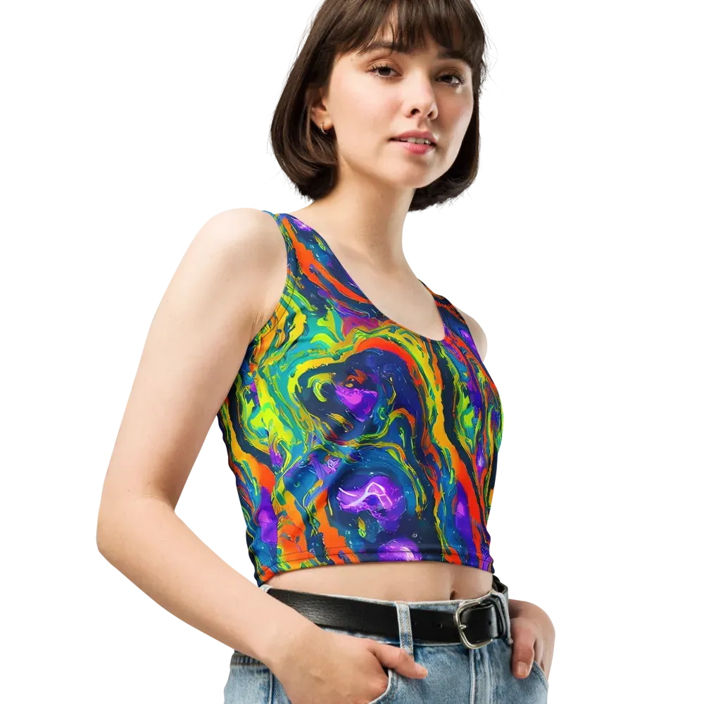 Infinite Color on Crop Top — Right Front