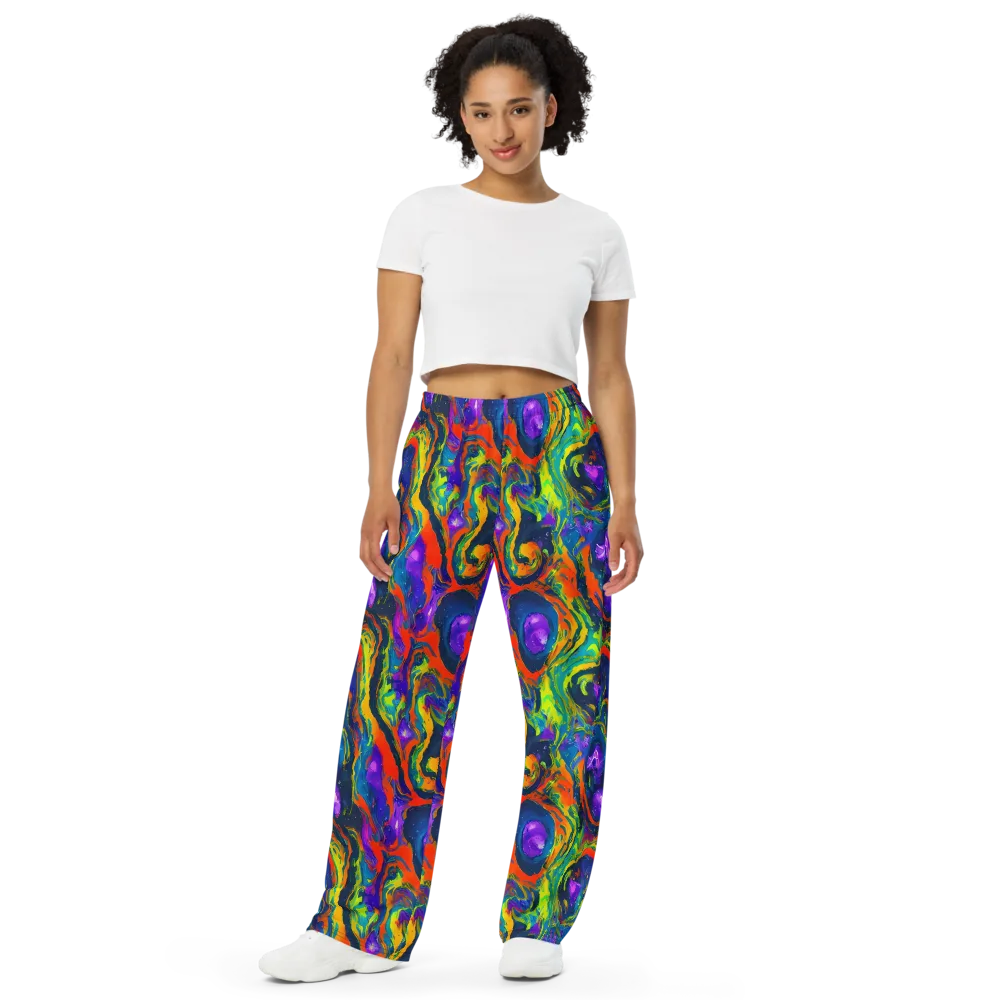 Infinite Color on Wide-Leg Pants — Front