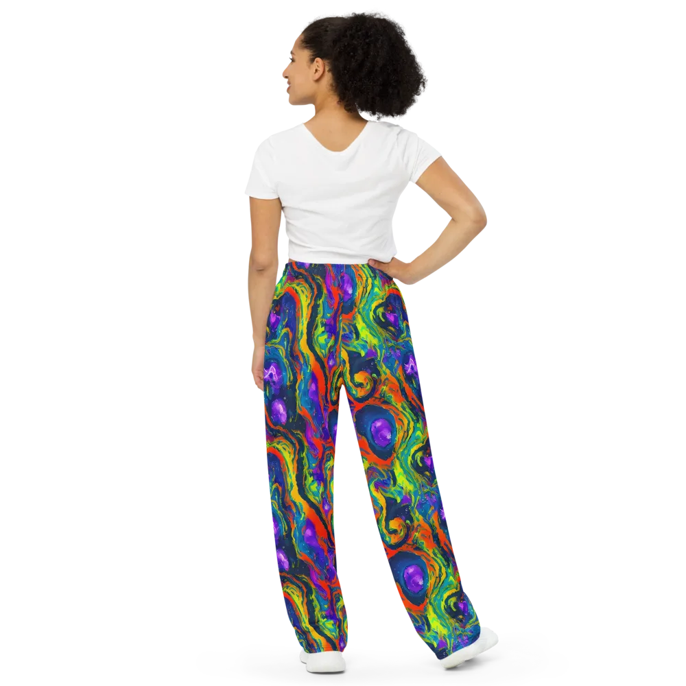Infinite Color on Wide-Leg Pants — Back