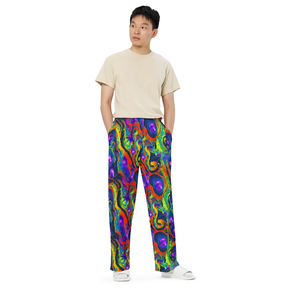 Infinite Color on Wide-Leg Pants — Front