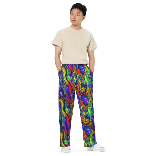 Infinite Color on a Wide-Leg Pants