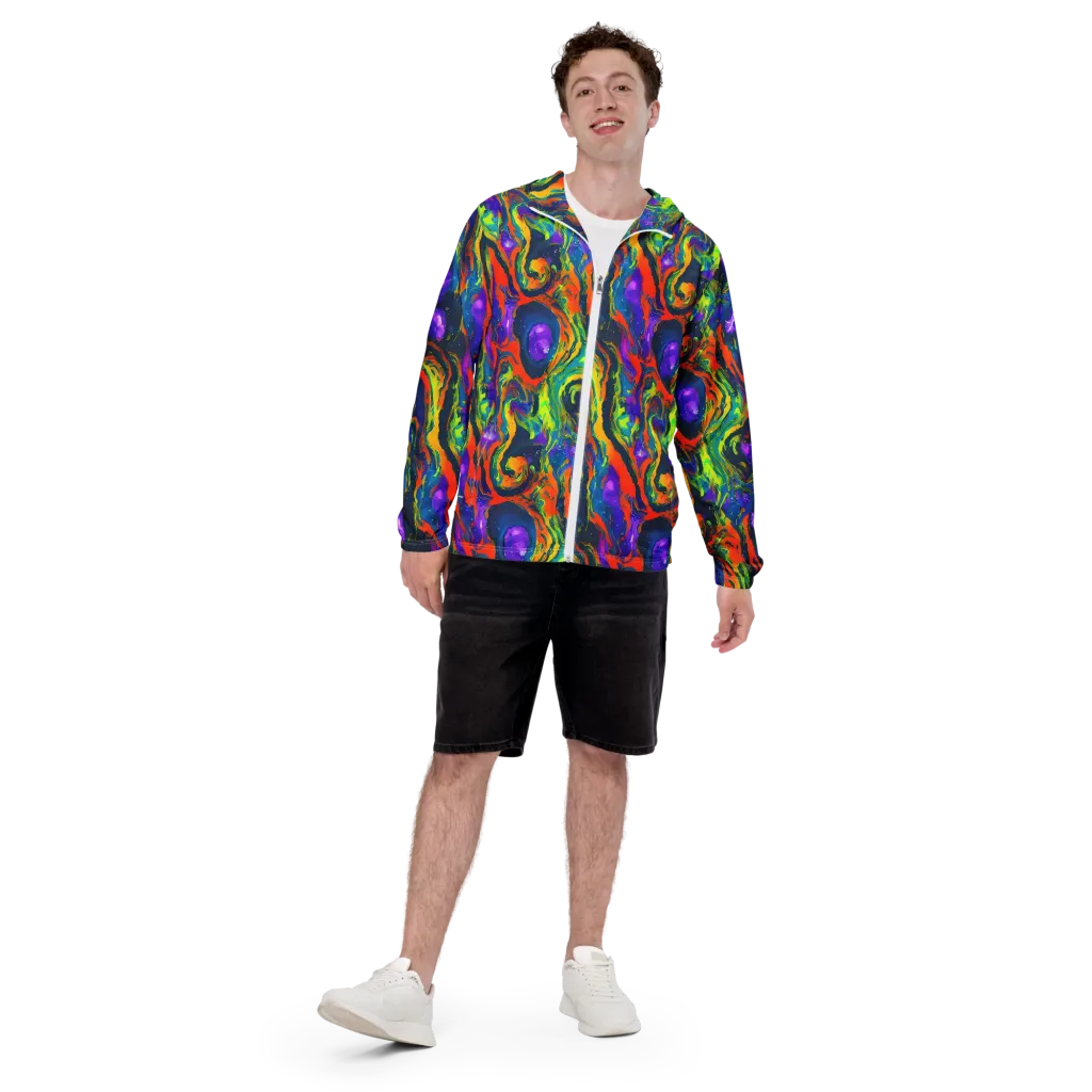 Infinite Color on Men's Windbreaker — Front