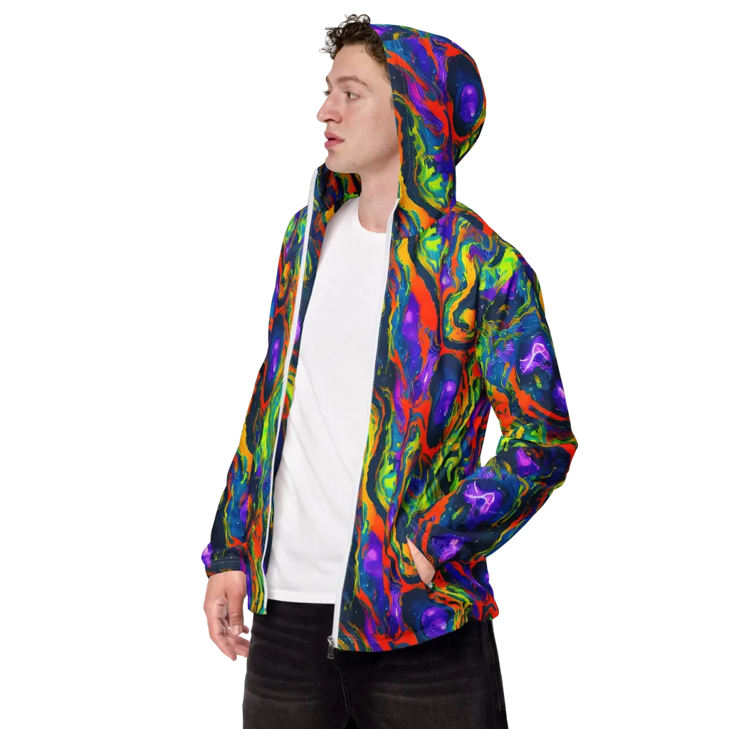 Infinite Color on Men's Windbreaker — Left Front