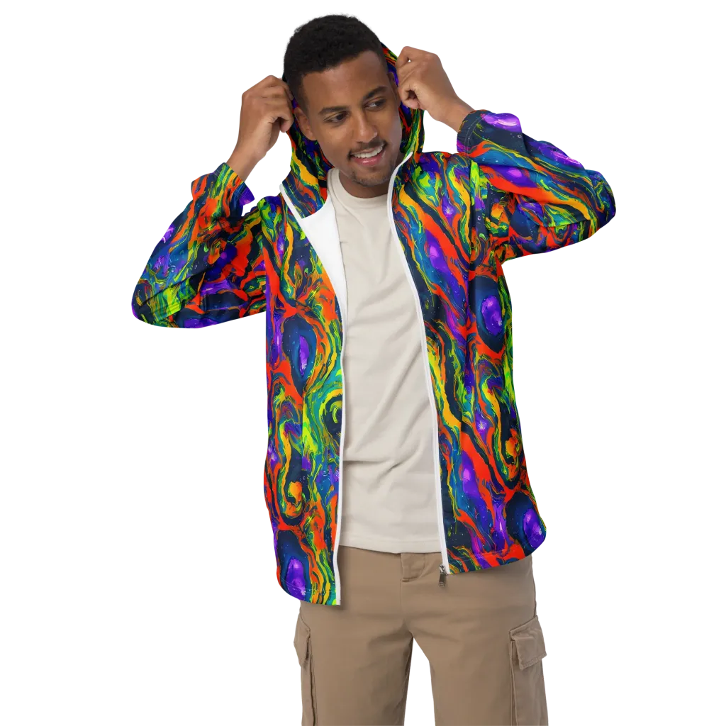 Infinite Color on Men's Windbreaker — Front