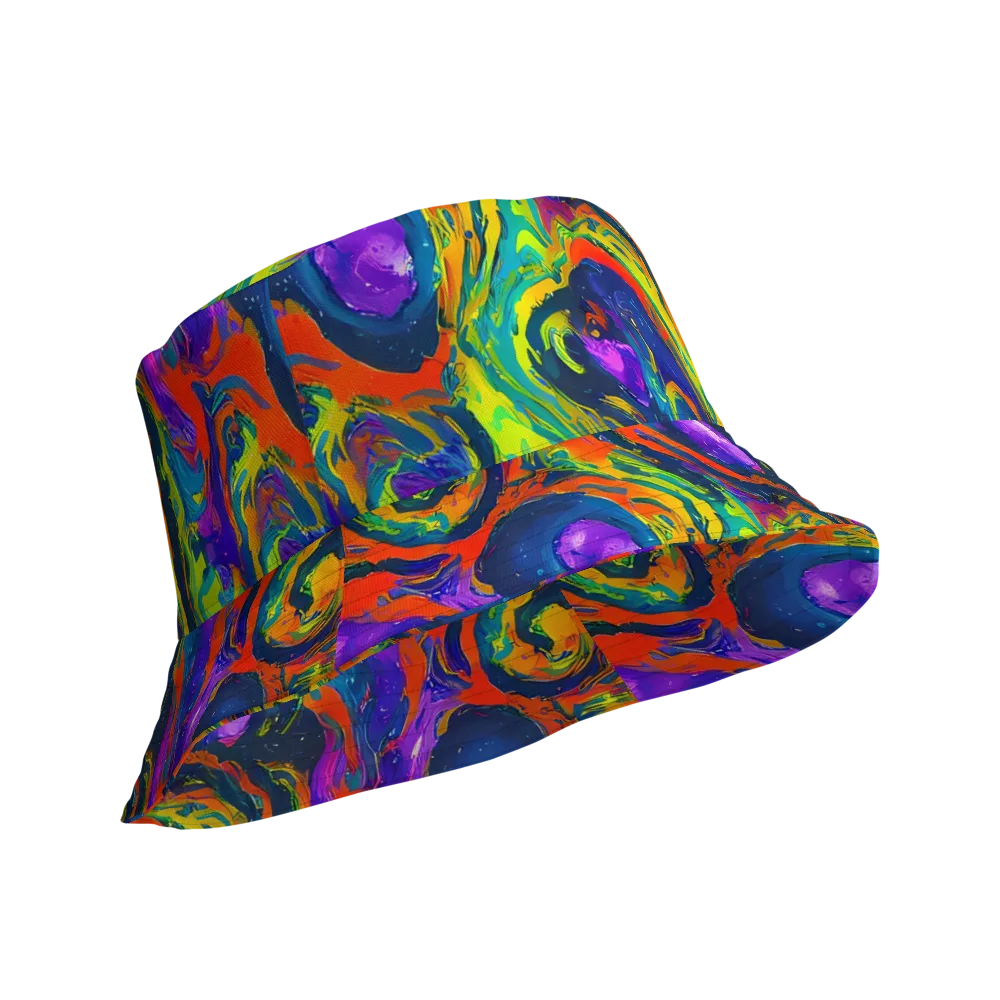 Infinite Color on Reversible Bucket Hat — Product details Outside
