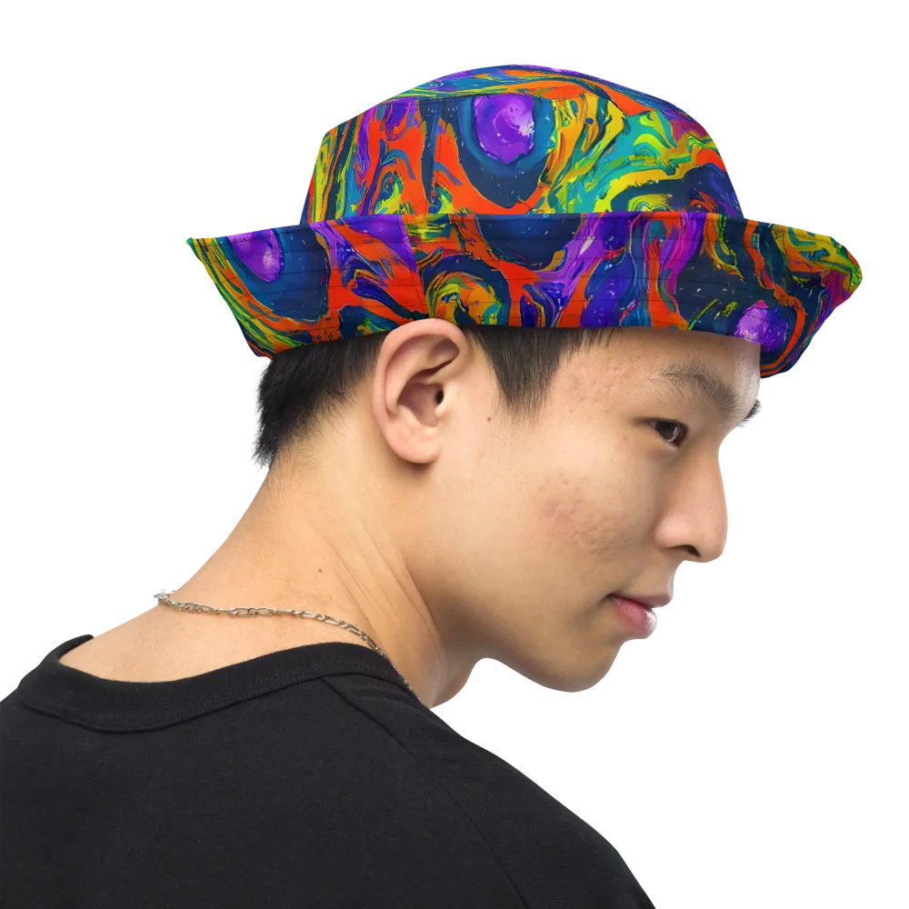Infinite Color on Reversible Bucket Hat — Right Outside