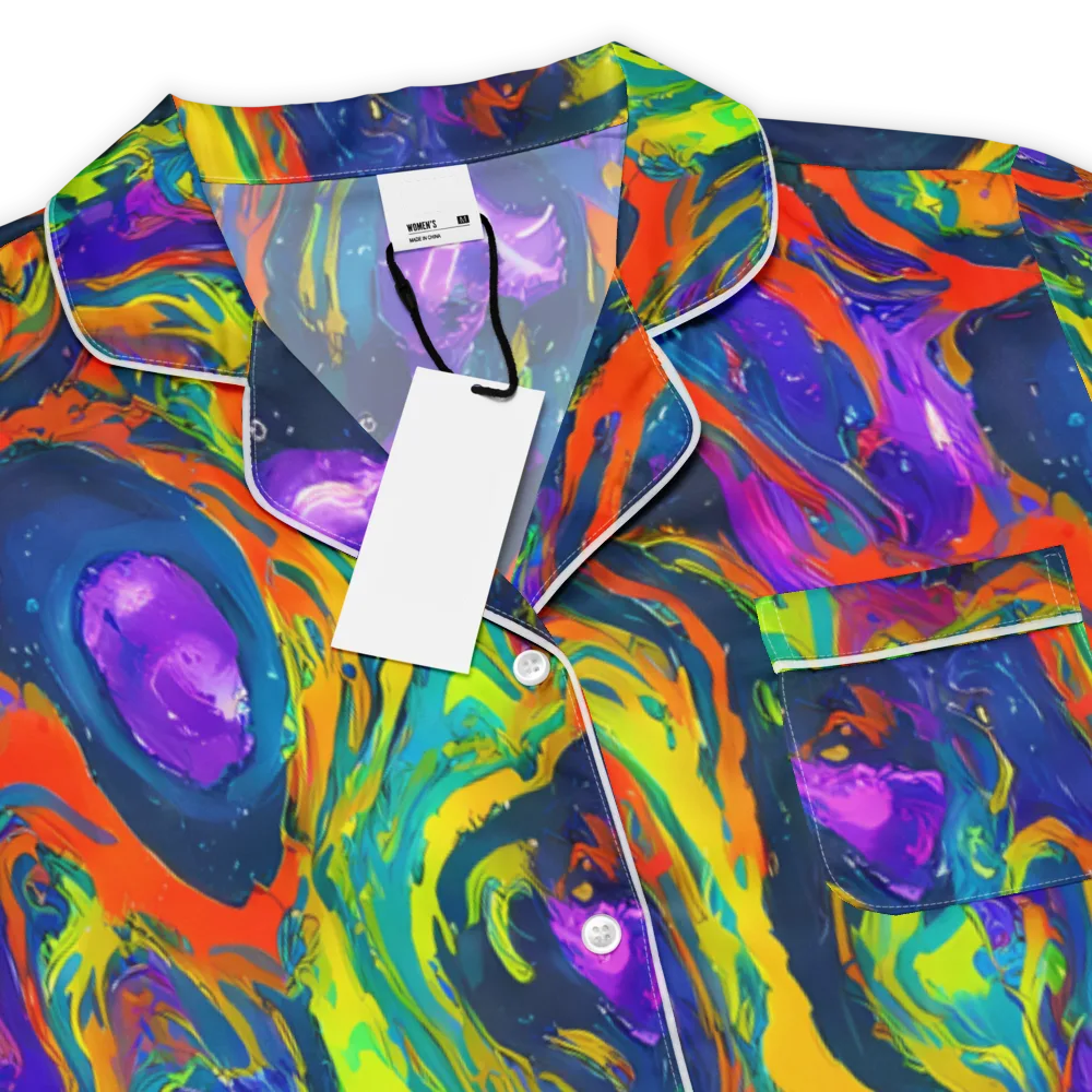 Infinite Color on Women's Short Sleeve Pajama Top — Product details