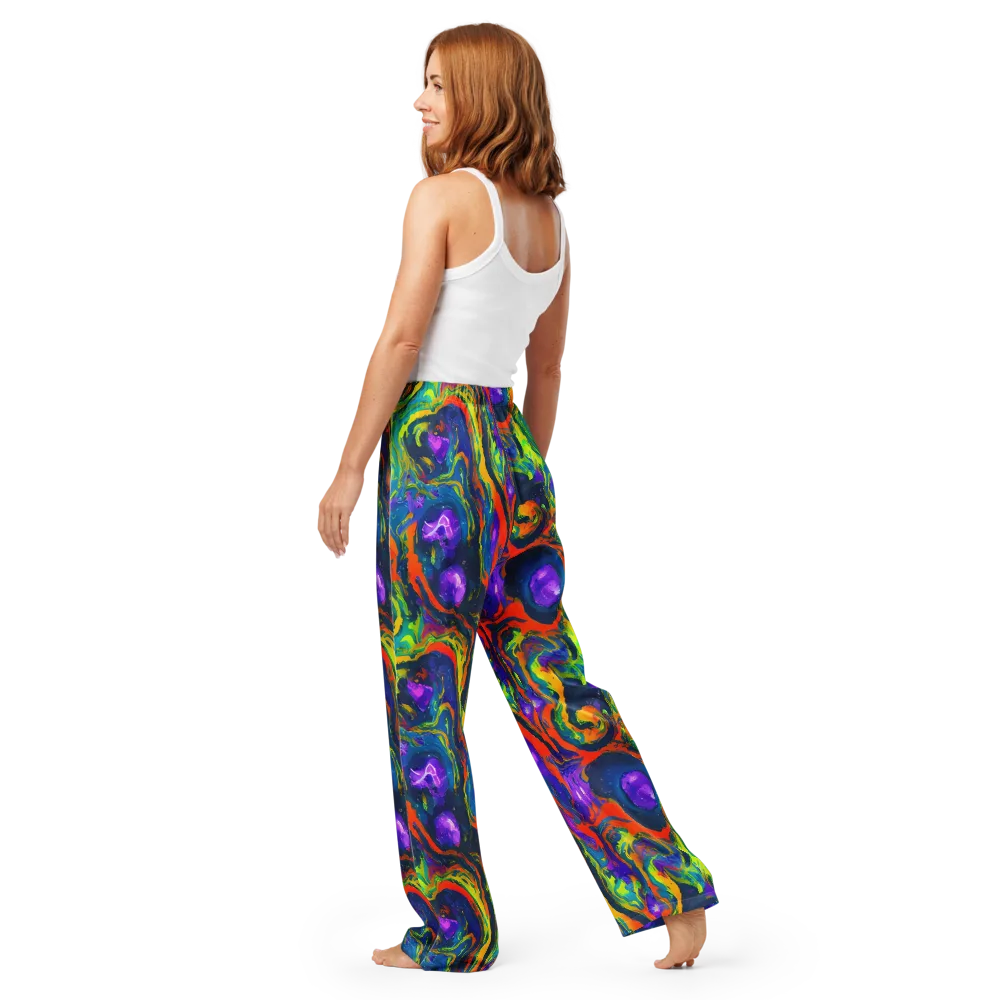 Infinite Color on Women's Pajama Pants — Back