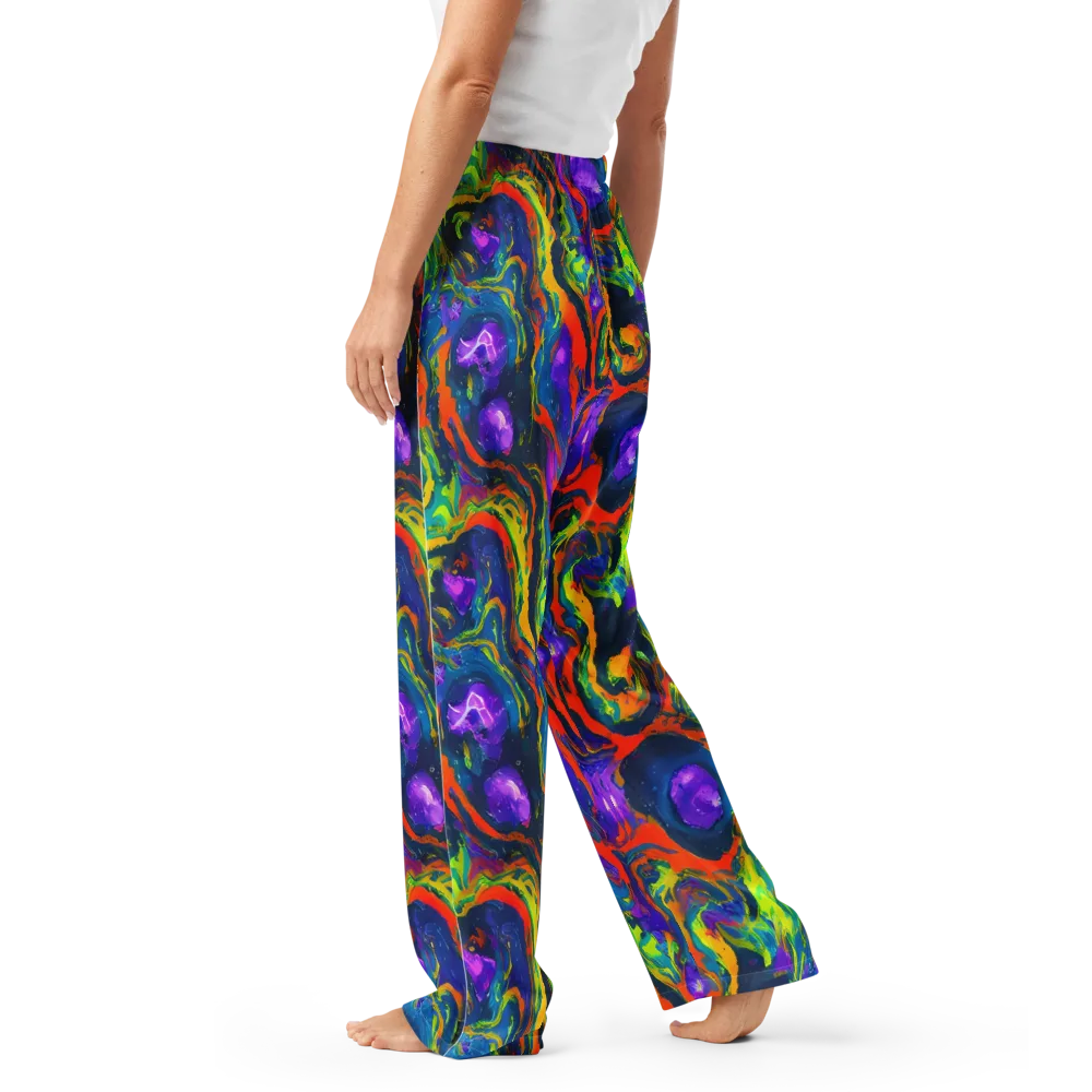 Infinite Color on Women's Pajama Pants — Left