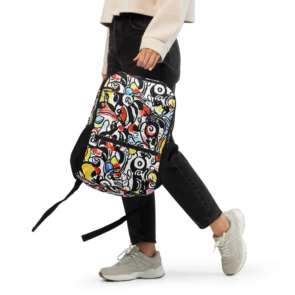 Electric Doodle on Utility Backpack — Front