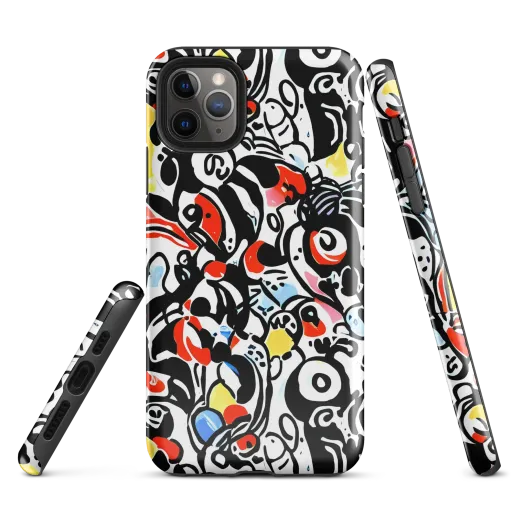 Electric Doodle on a Tough Case for iPhone®