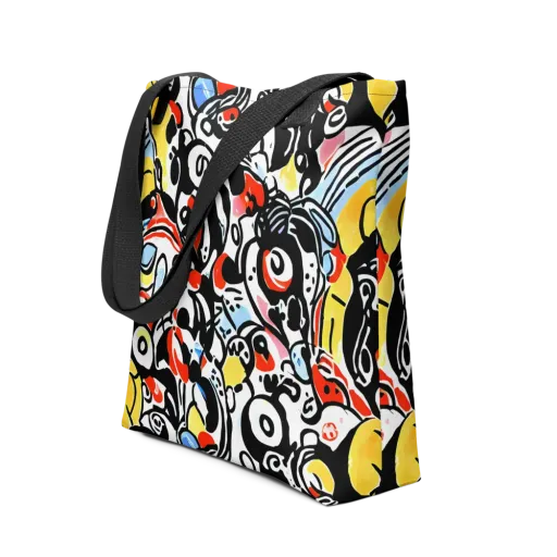 Electric Doodle on a Tote Bag