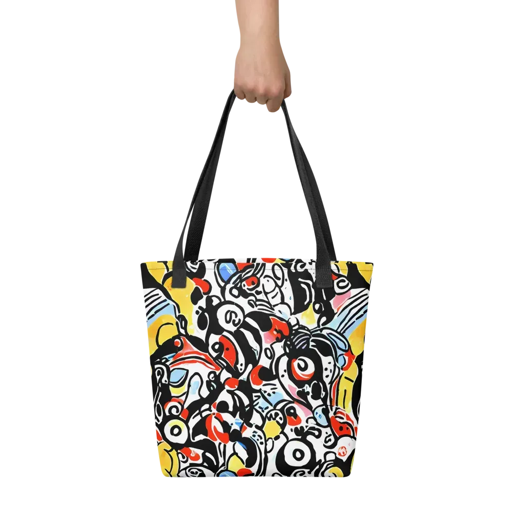 Electric Doodle on Tote Bag — Front
