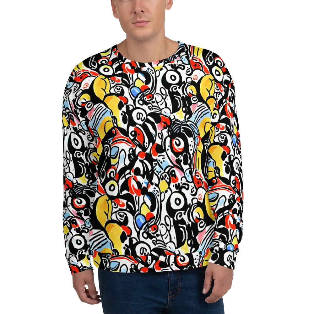 Electric Doodle on Sweatshirt — Front