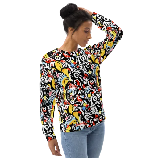 Electric Doodle on a Sweatshirt