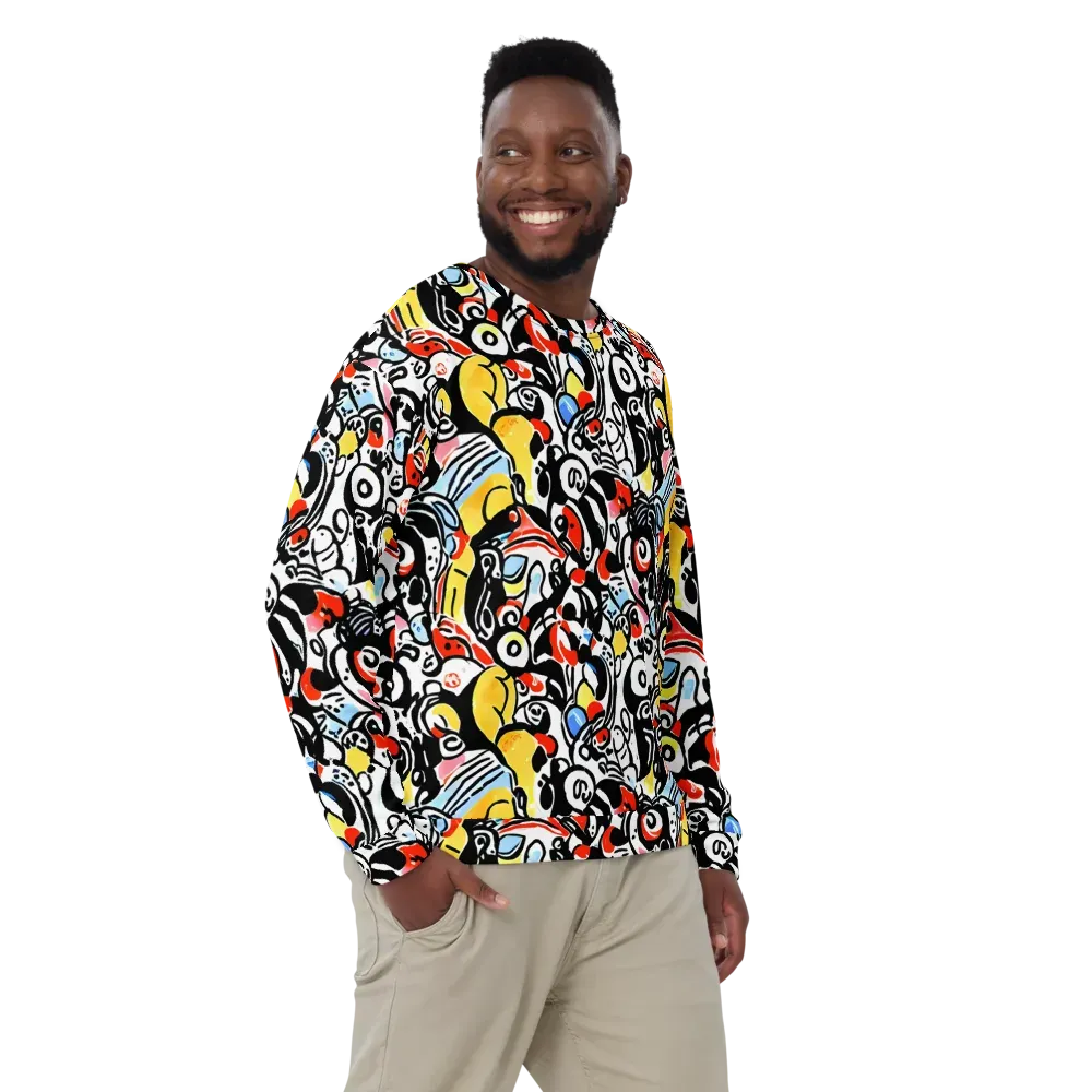 Electric Doodle on Sweatshirt — Front
