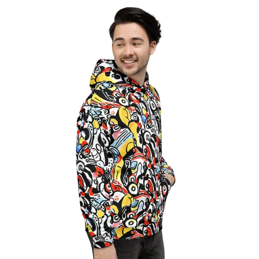 Electric Doodle on a Hoodie