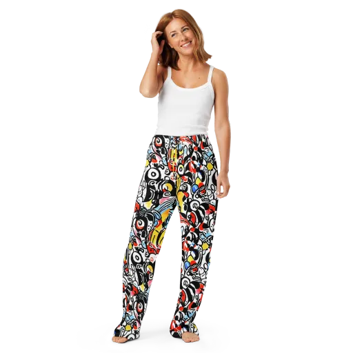 Electric Doodle on a Women's Pajama Pants